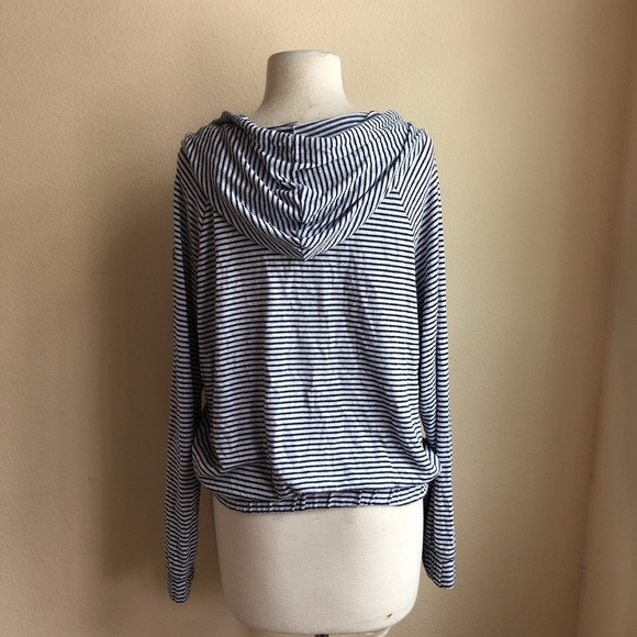 Roxy Zip Up Stripe Hoodie - Picture 3 of 5